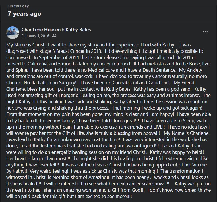 charlene housen post about christi