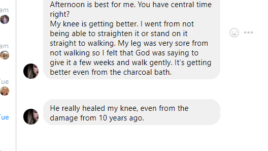 GWGW Reader Comment Healing Story of Christina D. Parga