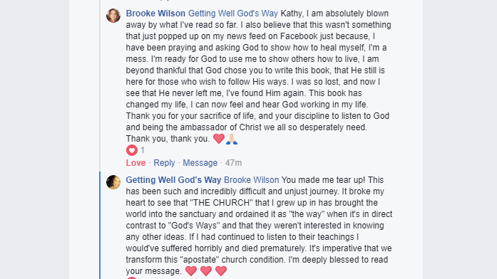GWGW reader comment Brooke Wilson